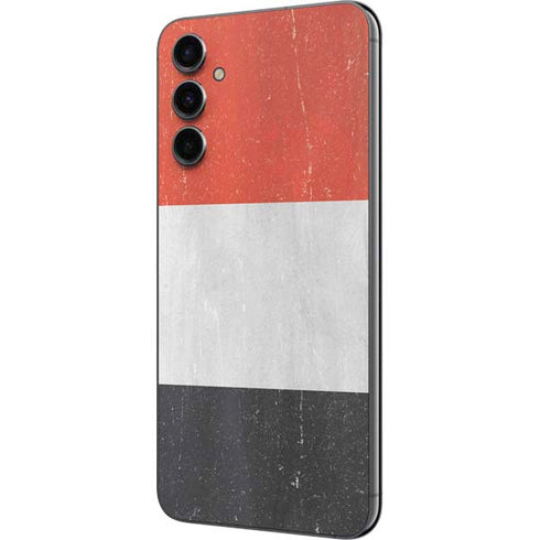 Yemen Flag Distressed Galaxy A14 5G Skin